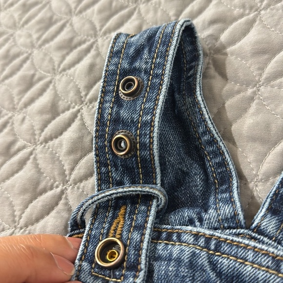 Wrangler Kids Blue Denim Overalls - Picture 9 of 9